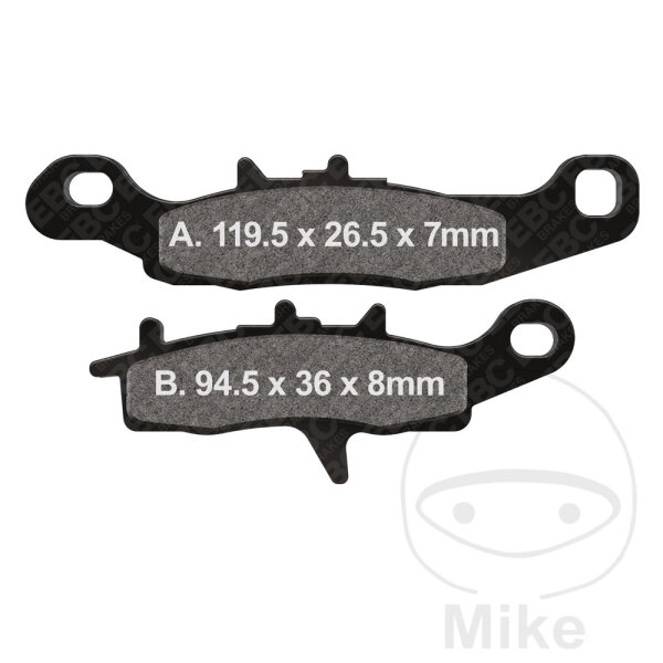 Brake pad for Kawasaki KFX 450 700 KVF 650 LT-V 700