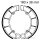 Brake shoes with spring for Honda CB 650 79-83 CB 750 69-83