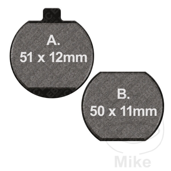 Brake pad set front for Kawasaki Z 250 400 440 500 650 1000