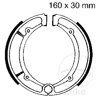 Brake shoes with spring for Keeway Superlight 125 Yamaha XS 250 400 YFM 400 600 YP 250