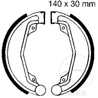 Brake shoes with spring for Honda CB 200 250 CL 250 SL 350 VT 250 XL 500