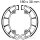 Brake shoes without spring for Honda CB 450 K CB 500 K T CB 550 F K