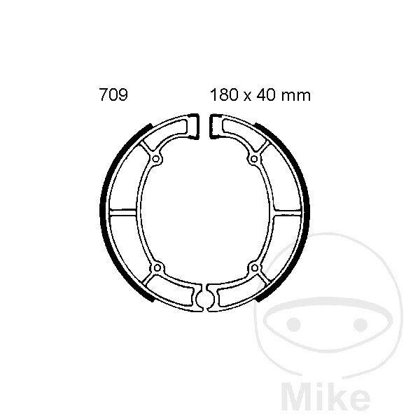 sabot de frein avec ressort pour Kawasaki VN 750 800 Z 400 550 650 750 ZL 600
