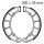sabot de frein avec ressort pour Kawasaki H2 750 72-75 Z 900 A 76 Z1 900 73 Z1A Z1B 900 74-75