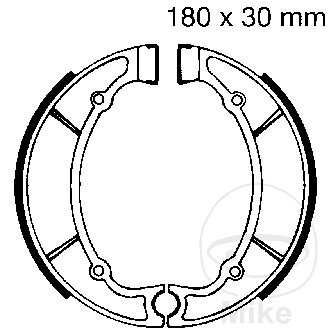 Brake shoes with spring for Yamaha RD 250 350 XS 650