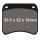 Brake pad Standard EBC for Triumph T140 T150 T160 TR7 750 TR65 650