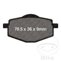 EBC Plaquettes de frein standard FA101TT