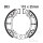 Brake shoes without spring for Aprilia SR Sonic KTM GO 50 Chrono 90-13