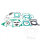 Jeu complet de joints pour Aprilia RS4 125 Derbi GPR Mulhacen Senda 125