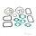 Jeu complet de joints pour Ducati Monster 600 750 # 1994-1997