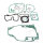 Jeu complet de joints pour Honda NX 250 MD21/MD25 # 1988-1992