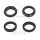 Fork seal set 37 x 49 x 8/10 for Kawasaki GPZ 600 1100 ZL 600 Suzuki GS 500
