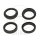 Fork seal set 43 x 55 x 9,5/10,5 for Honda CR 125 250 500 Kawasaki KLX 250 300 650