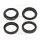 Fork seal set 43 x 55 x 9,5/10,5 for Kawasaki ZRX 1200 Suzuki GSX 1300 GSX-R 1000