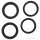Fork seal set 46 x 58 x 9,5/11,5 for Honda CR 500 Kawasaki KX 500 Yamaha TT 600