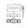 Cylinder gasket set for Suzuki GSF 600 Bandit # 1995-2004