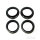 Fork seal set 41 x 53 x 10,5 for Yamaha FZR 1000 TDM 850