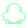 Cylinder base gasket for Kawasaki KX 80 E # 1985