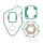 Jeu complet de joints pour Kawasaki KX 250 # 1981-1982