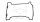 Gasket valve cover original for Kawasaki EN 650 Vulcan # 2015-2019