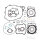 Complete set of seals for Husqvarna FC FS 450 KTM SX-F 450 ie # 2019