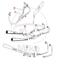 Junta de conexi&oacute;n C para MV Augusta F4 1000 #...