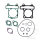 Kit de joints de cylindre ATH pour Kymco Heroism 150 # 1997-2000