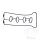 Joint de couvercle de soupape pour Honda CBR 600 F # 1999-2000