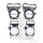 Set di guarnizioni per cilindri ATH per Honda PC 800 Pacific Coast # 1989-1990