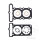 Kit de joints de cylindre ATH pour Kawasaki Ninja 250 EX-R # 2008-2014