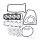 Kit de juntas sin juntas de eje ATH para Kawasaki ZX-6R 636 B Ninja # 2003-2004