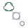 Cylinder gasket set ATH for Yamaha PW 80 # 1991-1995