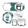 Kit de juntas sin juntas de eje ATH para Suzuki AN 125 Burgman # 1995-1999