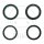 Fork seal set 46 x 58 x 9,5 for Kawasaki KX 125 250 500 Yamaha WR 250 400