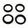 Fork seal set 39 x 51 x 8/10,5 for Honda VT 600 Kawasaki W 650 800 ZR 550