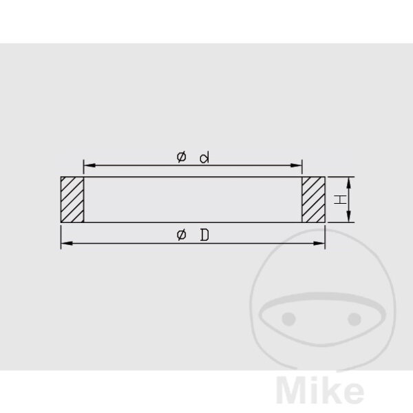 Fork seal set 36 x 48,5 x 8 for Kawasaki KX 85 Yamaha YZ 80 85