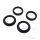 Fork seal set 41MM for Honda FJS 600 VT 750 Kawasaki ER-6F 650