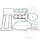 Gasket set complete ATH for Yamaha XS 850 SE # 1980-1982