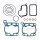 Cylinder gasket set for Suzuki RM 125 # 1997-2012