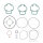 Complete set of seals for Gilera Runner 50 # 1997-2001
