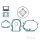 Complete set of seals for Peugeot Speedfight 50 # 1997-2009
