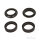 Fork seal set 36 x 48 x 11 for Yamaha XV 535 Virago