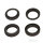Fork seal set 35 x 48 x 11 for Kawasaki GPZ 400 550 A