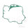 Clutch cover gasket for Kawasaki KMX 125 # 1991-2003