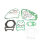 Jeu complet de joints pour Suzuki Dr 600 # 1985-1989