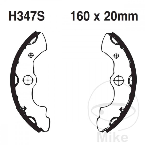 Brake shoes with spring for Honda TRX 350 450 Foreman ES Fourtrax ES 98-06