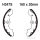 Brake shoes with spring for Honda TRX 350 450 Foreman ES Fourtrax ES 98-06