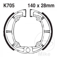 M&acirc;choires de frein avec ressort pour Kawasaki KLF...
