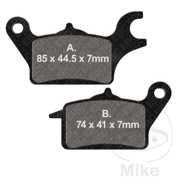 EBC Scooter brake pad set organic SFA625