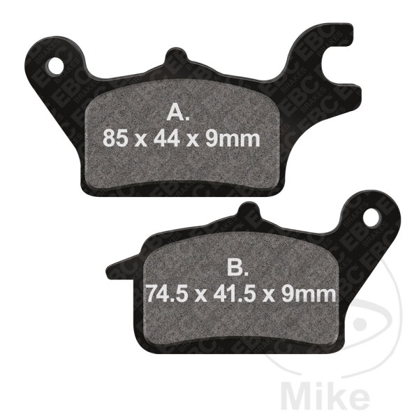 Brake pad for Yamaha MW 125 14-19